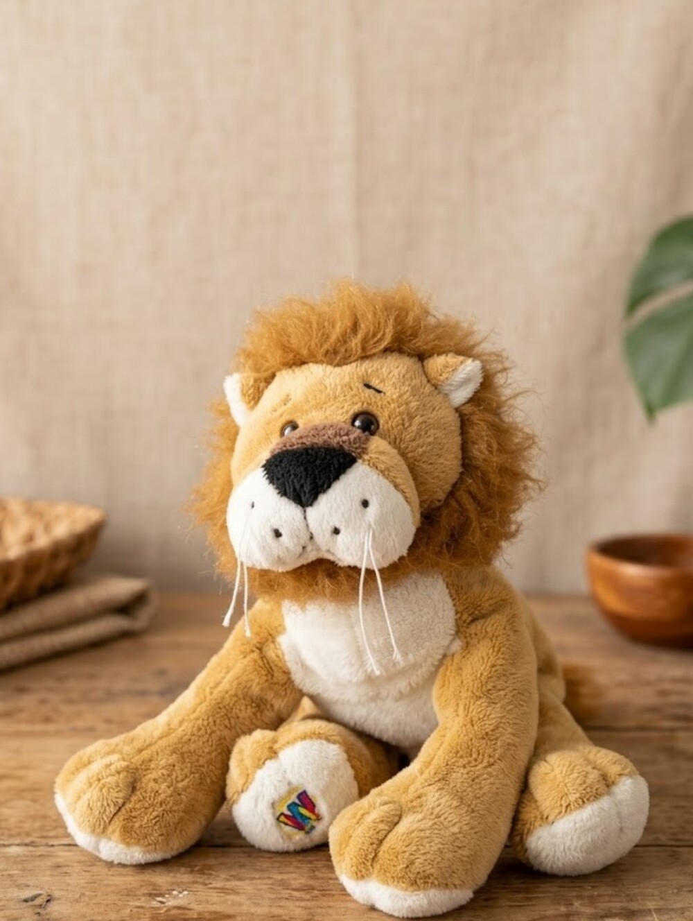 Vintage Webkinz Caramel Lion